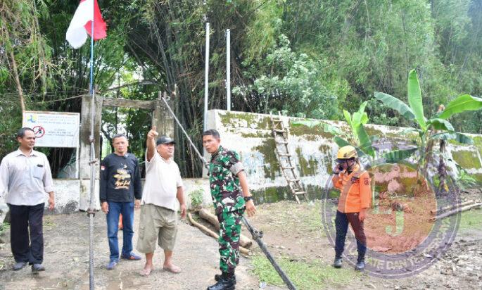 Pantau Pasca Banjir, Dandim Ponorogo Keliling Wilayah Terdampak