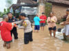 Sinergitas Polres Ponorogo bersama TNI dan BPBD Dirikan Dapur Umum untuk Warga Terdampak Banjir