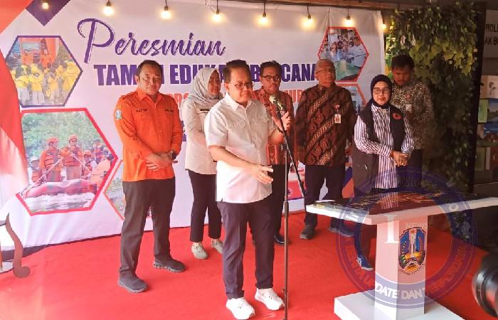 Pj Gubernur Jatim Resmikan Taman Edukasi Bencana di BPBD