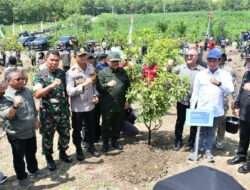 Dandim Ponorogo Turut Dampingi Menteri Lingkungan Hidup RI Tanam 10.000 Bibit Pohon