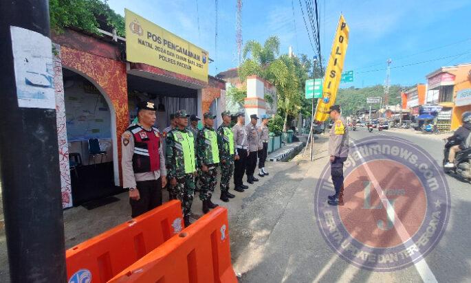 Ciptakan Keamanan, Kodim 0801/Pacitan Laksanakan PAM Nataru di Pos Pantau