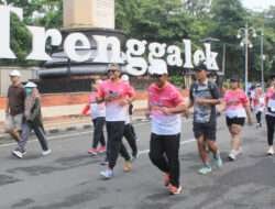 Dandim 0806/Trenggalek Semarakkan Trenggalek Economic Run 2024