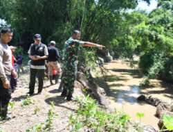 Karya Bakti Pasca Banjir Tiada Henti, Dandim Ponorogo Terus Tinjau Lokasi