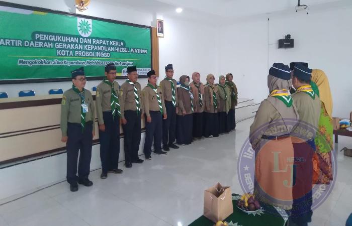 Pengukuhan dan Rapat Kerja Kwartir Daerah Hizbul Wathan Kota Probolinggo