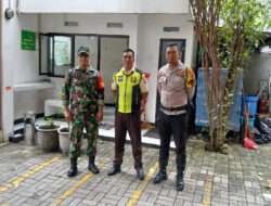 Upaya Tingkatkan Kenyamanan Lingkungan Kerja, Babinsa Kratonan Sambangi Security