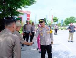 Polres Ngawi Pantau Perbatasan Jatim-Jateng, H+9 Ops Lilin Semeru 2024 Lalin Lancar