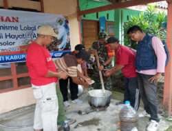 Wujudkan Petani Mandiri, Babinsa Karangjati Lakukan Pendampingan Pembuatan Pupuk Organik POC