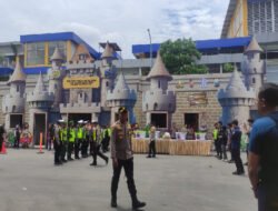 Posyan Nataru Polresta Sidoarjo di Terminal Purabaya Bertemakan Kastil, Bermacam Inovasi Pelayanan