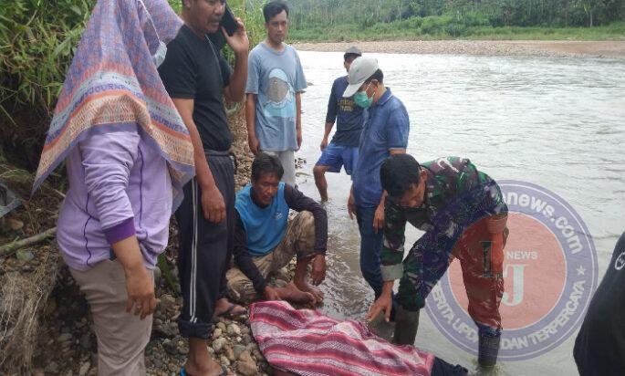 Babinsa Koramil 0801/03 Arjosari Bantu Evakuasi Korban Tenggelam