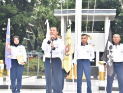 Wadan Kodiklatal Ajak Personel Jaga Kebersihan Gedung Kodiklatal yang Heritage