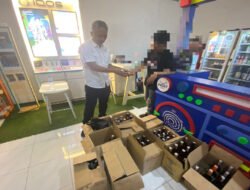 Polresta Banyuwangi Amankan Ribuan Botol Miras Ilegal Hasil Cipta Kondisi Pasca Nataru