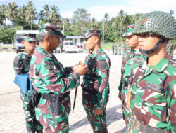 Satdik-4 Kodiklatal Manado Apel Kesiapan Personel dan Material Dalam Rangka Lattek Berganda