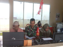 Serka Sumardi Laksanakan Pengumpulan Data Teritorial Di Kantor Desa