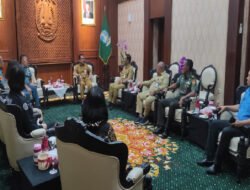 Panitia Perayaan Natal Bersama TNI-Polri dan Masyarakat Wilayah Kogartap III/Surabaya Laksanakan Audiensi