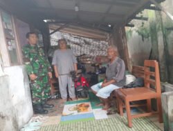 Merajut Benang Persaudaraan, Babinsa Jayengan Datangi Warga RT 02/03