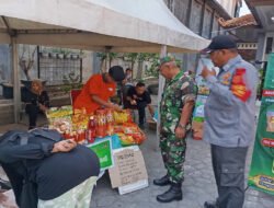 Peran Serta Babinsa Serengan, Bantu Pasar Sembako Murah