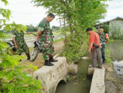 Air Penunjang Suksesnya Pertanian, Dandim Ponorogo Tinjau Rehabilitasi Jaringan Irigasi Tersier