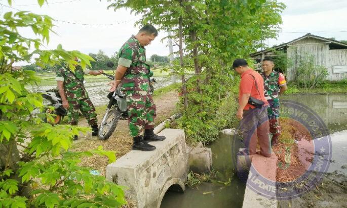 Air Penunjang Suksesnya Pertanian, Dandim Ponorogo Tinjau Rehabilitasi Jaringan Irigasi Tersier