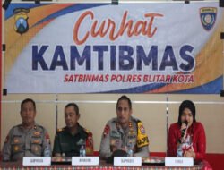 Sapa Masyarakat, Polres Blitar Kota Gelar Curhat Kamtibmas