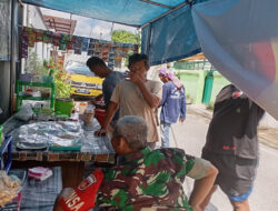 Warung kopi angkringan dijadikan sarana Komsos Babinsa Serengan