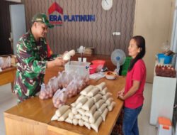 Jelang Tahun Baru Imlek Babinsa Tipes Sambangi Toko Sembako