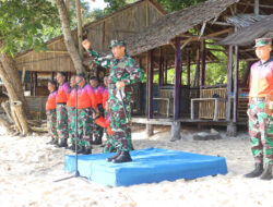 Dansatdik-4 Kodiklatal Manado Tutup Lattek Berganda Siswa Dikmata TNI AL