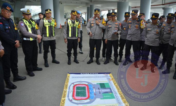 Berjalan Kondusif, Polres Gresik Gelar Pengamanan Pertandingan Gresik United vs Persibo Bojonegoro