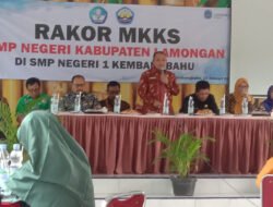 Rapat Koordinasi MKKS SMP Negeri Kabupaten Lamongan di SMP Negeri 1 Kembangbahu