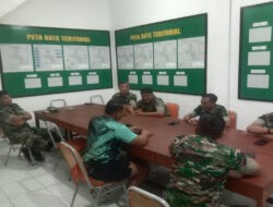 Inilah Arahan Apel Pagi, Danramil 03 Serengan