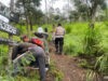 TNI Polri dan Petugas Gabungan Lakukan Penanaman Pohon Endemik Dijalur Pendakian Gancik