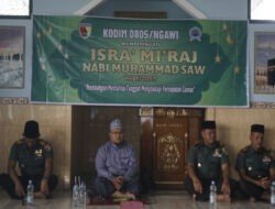 Tingkatkan Iman dan Taqwa, Kodim 0805/Ngawi Peringati Isra mi’raj Nabi Muhammad Saw 1446 H/2025 M.