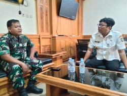 Pererat Tali Silaturahmi, Danramil 04/Jebres Anjangsana dengan Lurah Pucangsawit