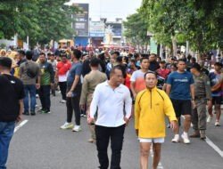 Dandim Ponorogo Gabung Bersama Warga Hadiri Uji Coba CFD