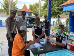Operasi Keselamatan Semeru 2025, Polres Kediri Gelar Tes Urine di Terminal Pare
