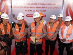 Sukseskan Program MBG Polda Jatim Bangun Gedung SPPG di SPN