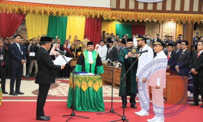 Atas Nama Presiden, Mendagri Lantik Gubernur dan Wakil Gubernur Aceh Masa Jabatan 2025-2030