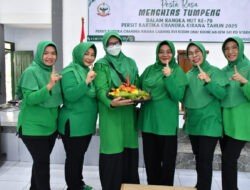 HUT ke 79 Persit KCK Tahun 2025, Persit KCK Cab. XVI Dim Ponorogo Gelar Lomba Menghias Tumpeng