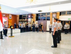 Kapolri Pimpin Kenaikan Pangkat 22 Pati Polri