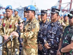 Satgas MTF TNI Konga XXVIII-O/UNIFIL Kembali ke Tanah Air, Disambut Kasal dan Pangkoarmada RI
