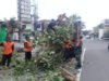 Sambut Bulan Suci Ramadhan, Babinsa Keprabon bersama Tim Saberling Laksanakan Kerja Bakti Pembersihan Lingkungan