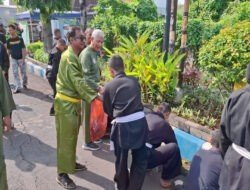Kompak, Polres Pasuruan Kota Bersih-bersih Sampah Bersama Ratusan Pesilat dari Berbagai Perguruan