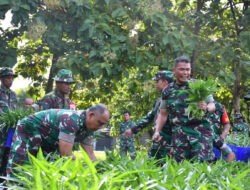 Kodim Ponorogo Panen Sayur Dukung Bahan Baku SPPG
