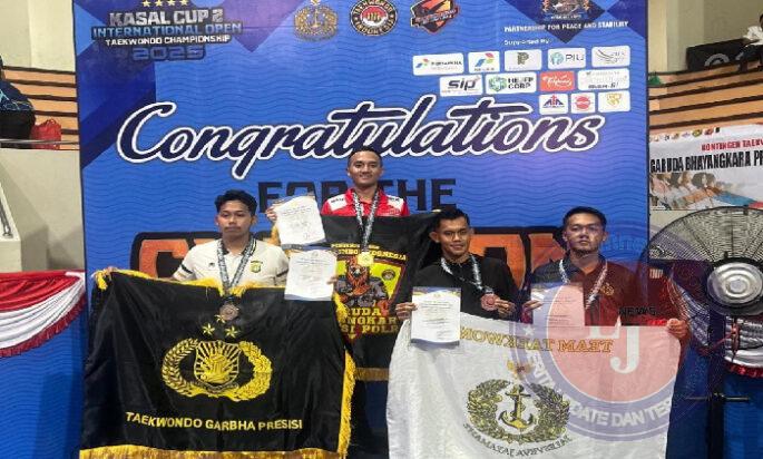 Anggota Polres Probolinggo Kota Raih Juara Satu Kasal Cup International Open Taekwondo Championship 2025