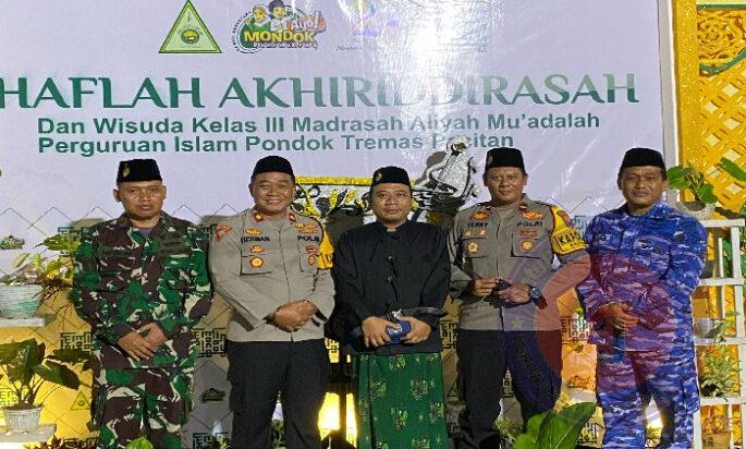 Hadiri Wisuda Madrasah Aliyah Pondok Pesantren Tremas, Ini Harapan Dandim 0801/Pacitan