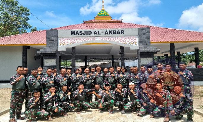 Dansatdik-1 Kodiklatal Gelar Syukuran Selesai Bangun Masjid Al-Akbar