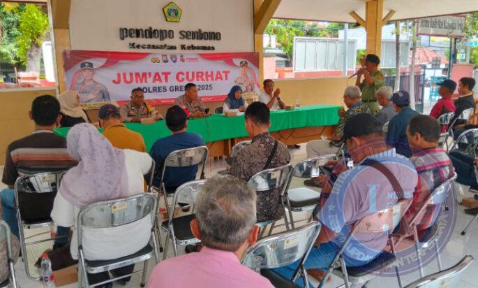 Polres Gresik Tampung Aspirasi Pemilik Kos dalam Program “Jum’at Curhat”