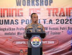 Kadiv Humas Buka Workshop : Jajaran Harus Perkuat Profesionalitas