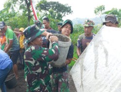 Satgas TMMD Yang Sudah Cekatan dalam Rabat Beton