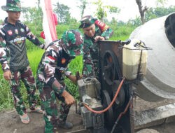 Satgas Bahu Membahu Atasi Kesulitan Bersama