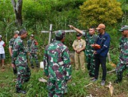 Sediakan Air Bersih Untuk Warga, Dandim Ponorogo Tinjau Sasaran Pembuatan Sumur Dalam